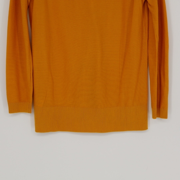 Talbots Women's Yellow Button Front V Neck Cardigan Sweater Size Small Petite - Picture 11 of 14